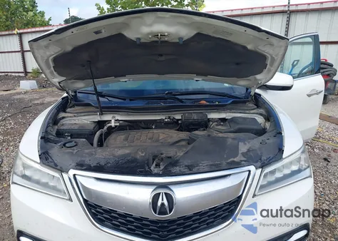 2014 Acura Mdx из США, поврежденный, VIN 5FRYD4H26EB029837